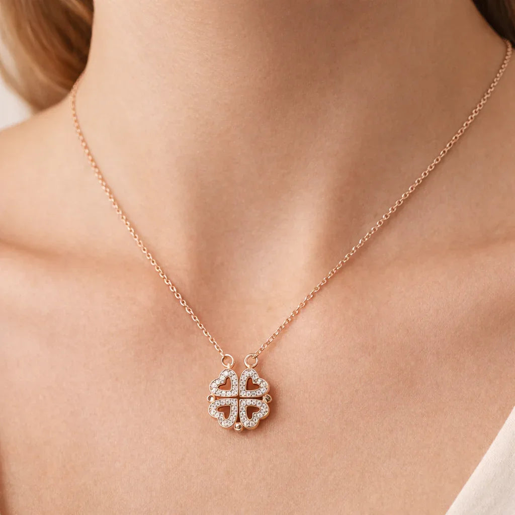 Amora Clover Transform Premium Necklace - Zaarva